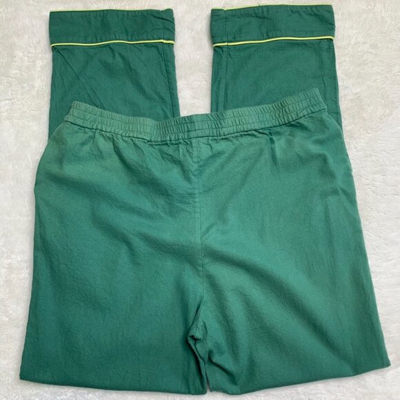 Anthropologie LAKE Women’s Green Pajama Long Set Size Medium - Picture 5 of 14